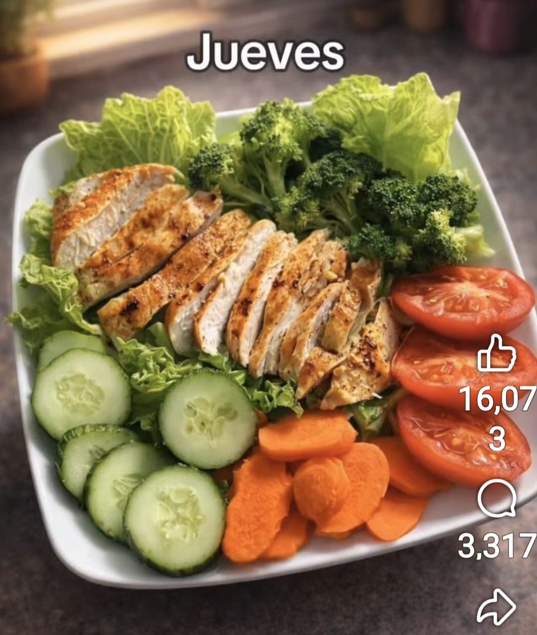 Menú del jueves